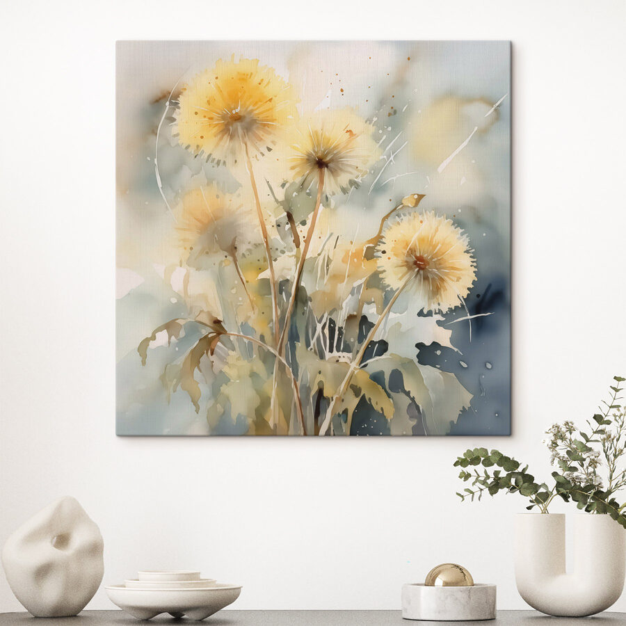Aquarell von Blumen