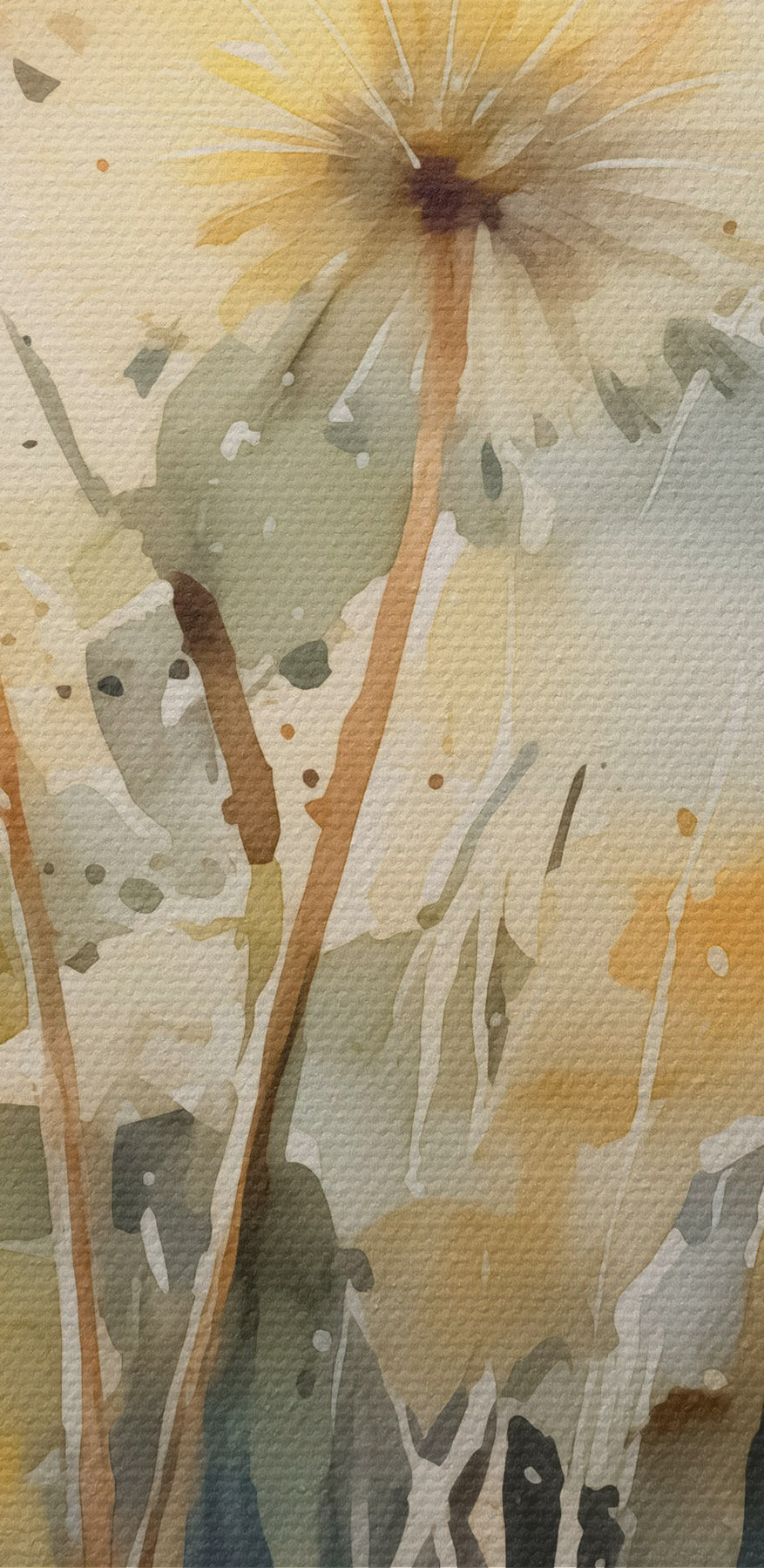 Aquarell von Blumen