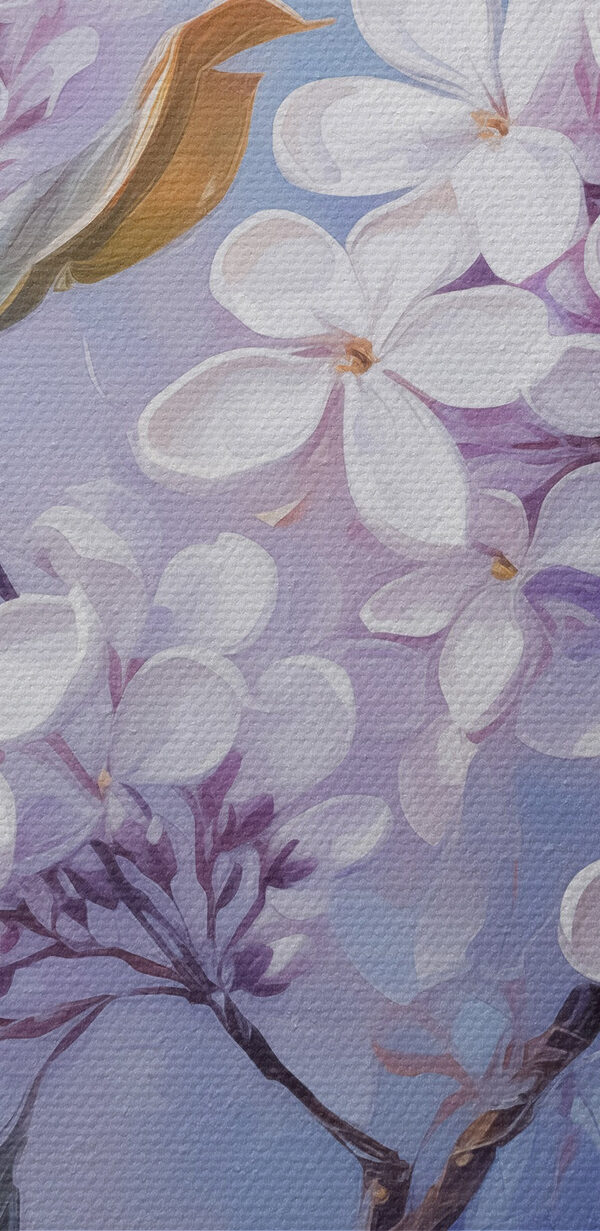 Malerei von weißen Blumen Malerei von weißen Blumen