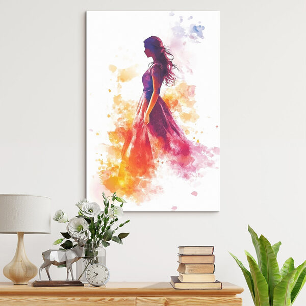 Frau im Kleid Frau im Kleid
