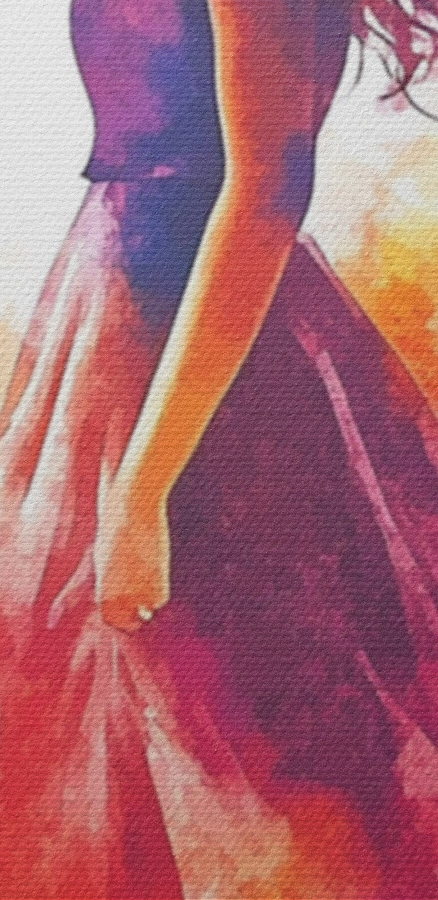 Frau im Kleid Frau im Kleid