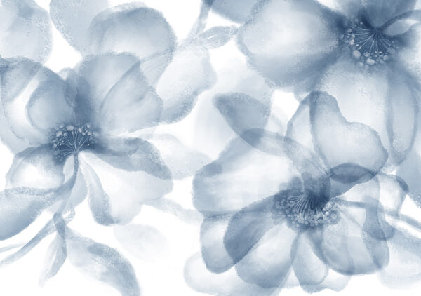 Gruppe von Blumen auf einem weißen Hintergrund Gruppe von Blumen auf einem weißen Hintergrund
