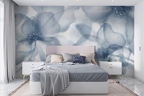 Gruppe von Blumen auf einem weißen Hintergrund Gruppe von Blumen auf einem weißen Hintergrund