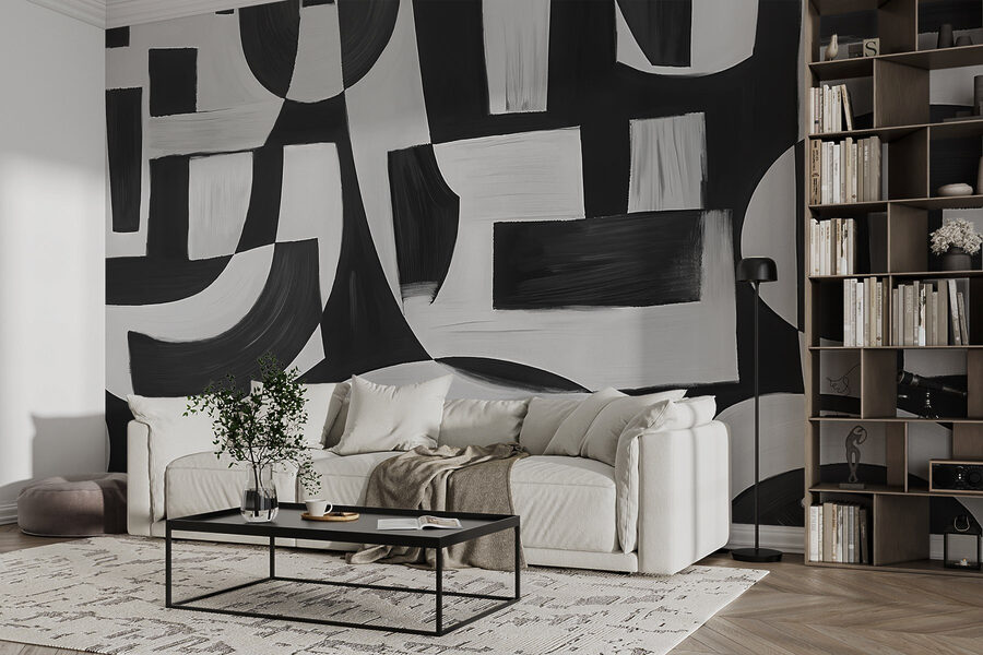 Schwarze und weiße Kunst
