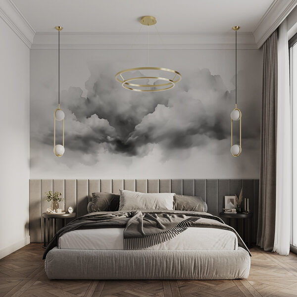 Schwarze und weiße Wolke Schwarze und weiße Wolke