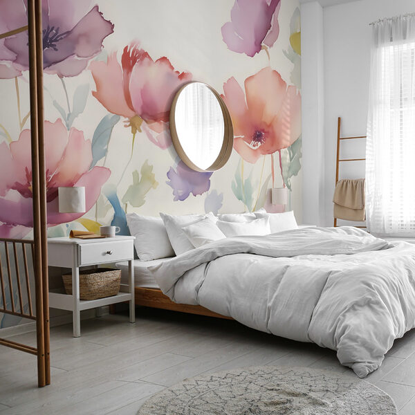 Aquarellmalerei von Blumen Aquarellmalerei von Blumen