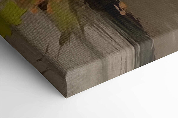 Painting of pink flowers