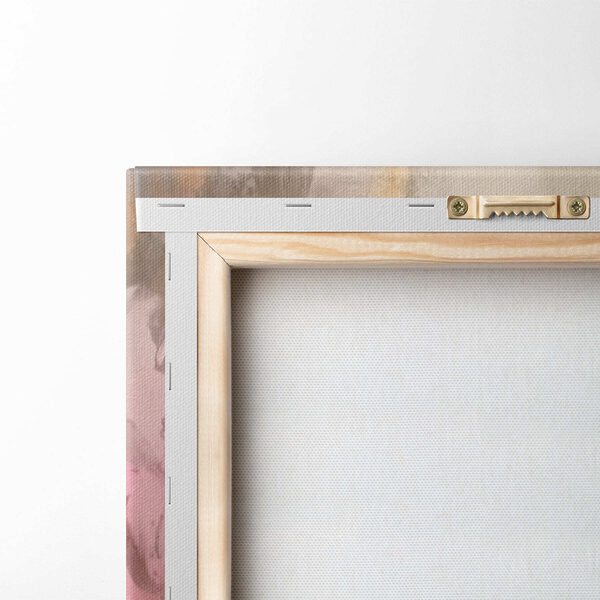 Painting of pink flowers