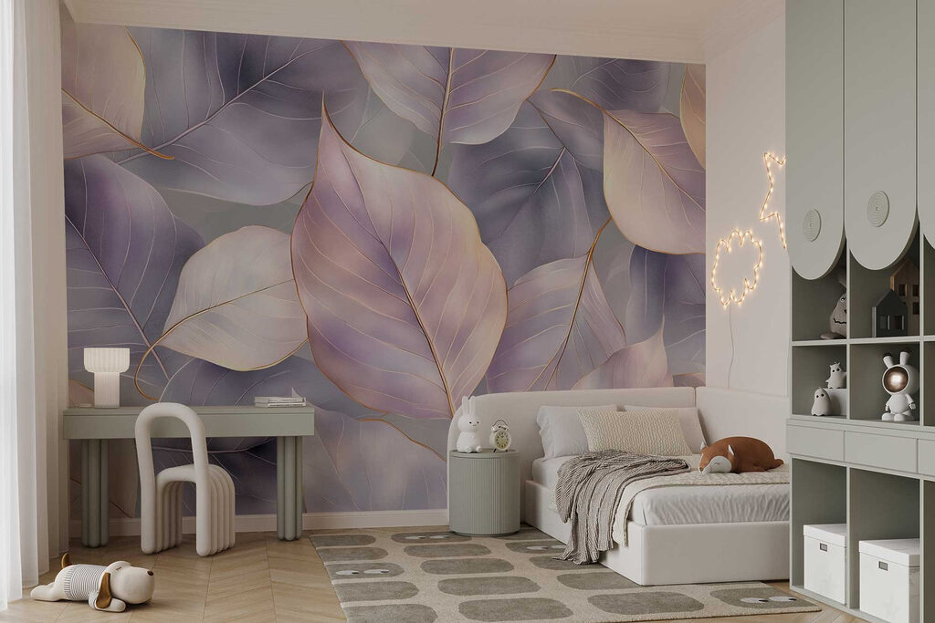 Delicate leaves in soft hues Delicate leaves in soft hues