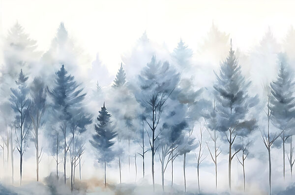 Baumgruppe im Nebel Baumgruppe im Nebel