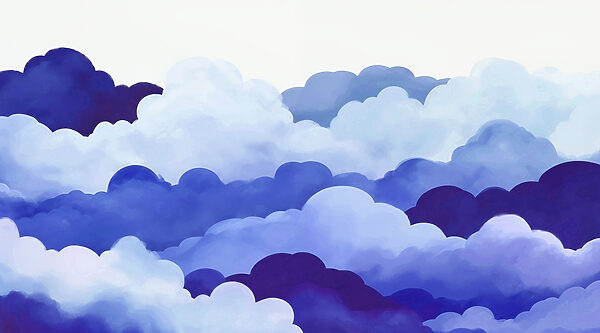 Gruppe von Wolken am Himmel Gruppe von Wolken am Himmel