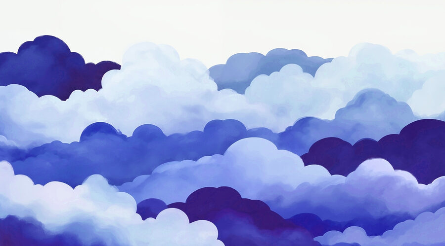 Gruppe von Wolken am Himmel