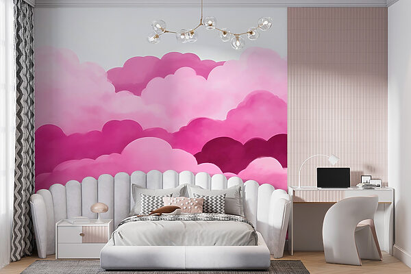 Rosa Wolken am Himmel Rosa Wolken am Himmel