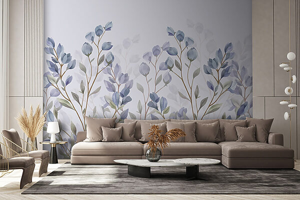 Zartes Aquarell-Blumenmuster Zartes Aquarell-Blumenmuster