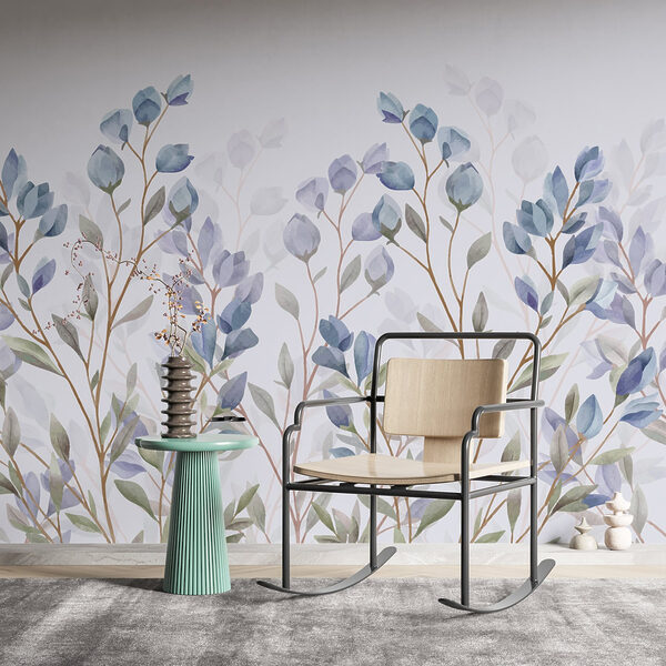 Zartes Aquarell-Blumenmuster Zartes Aquarell-Blumenmuster