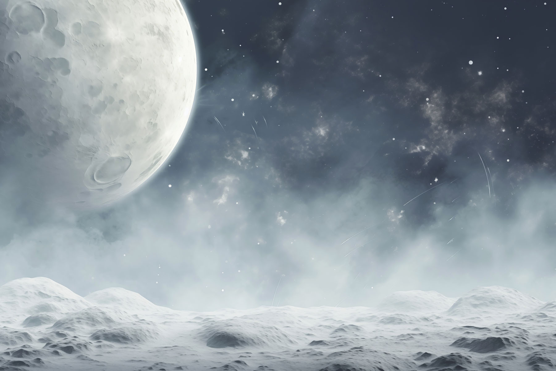 Moon in the sky