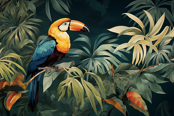 Bird sitting on a branch