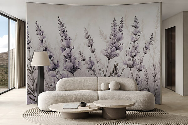 Malerei von Blumen und Blättern Malerei von Blumen und Blättern