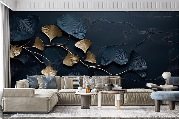 Natural elegance on a dark backdrop