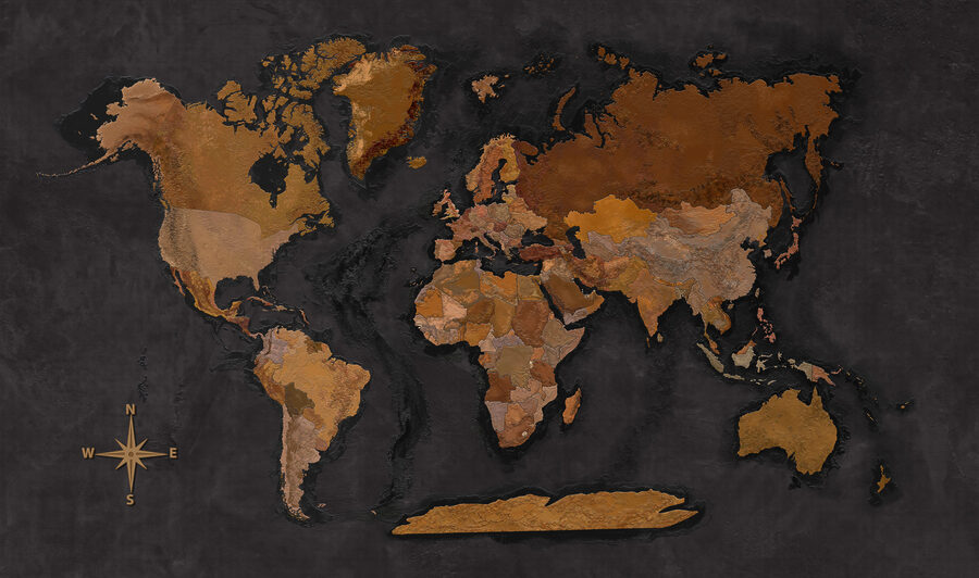 Karte der Welt Karte der Welt