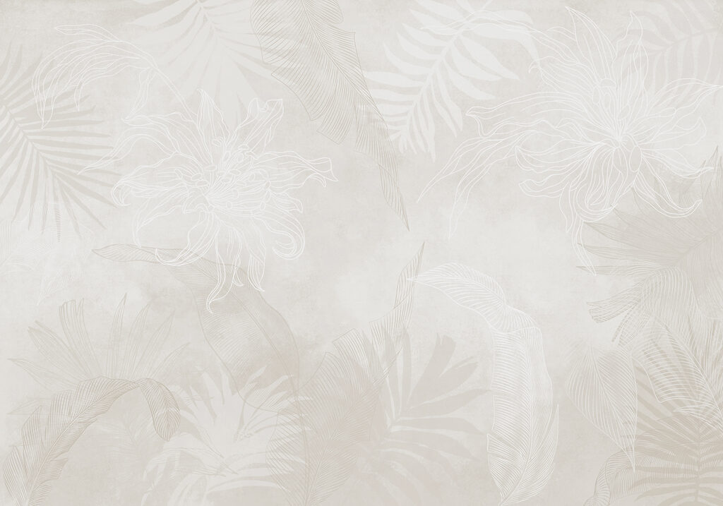 Weißer Hintergrund mit Blättern Weißer Hintergrund mit Blättern