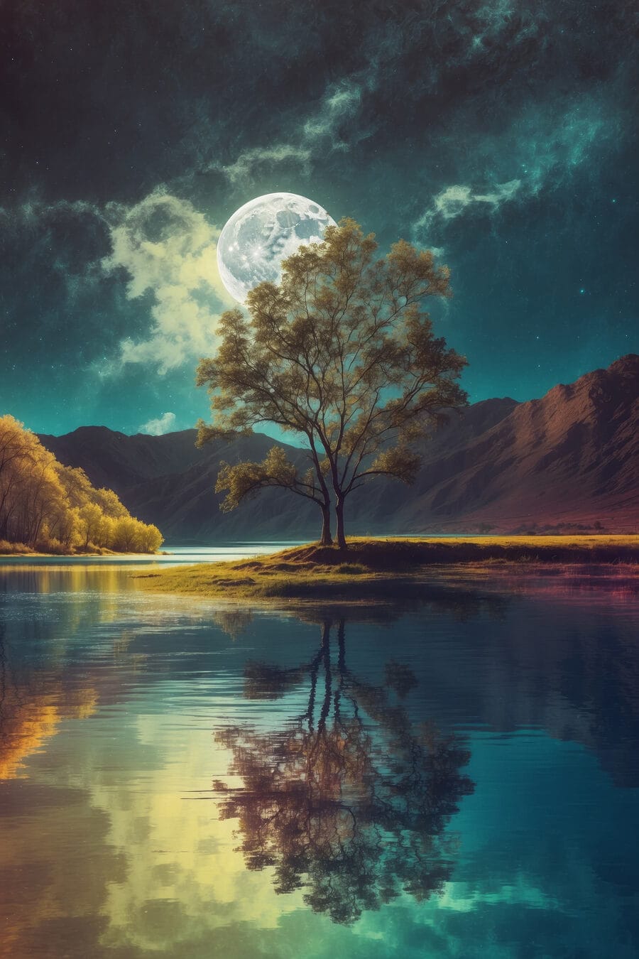 Baum auf dem Wasser