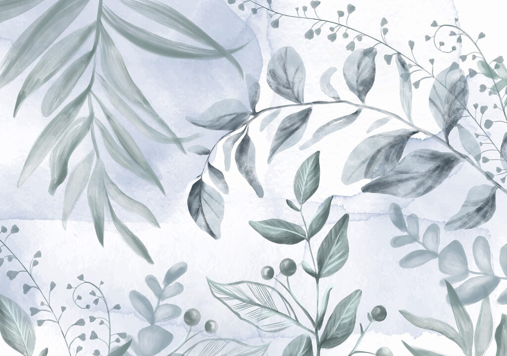 Serene foliage in soft hues