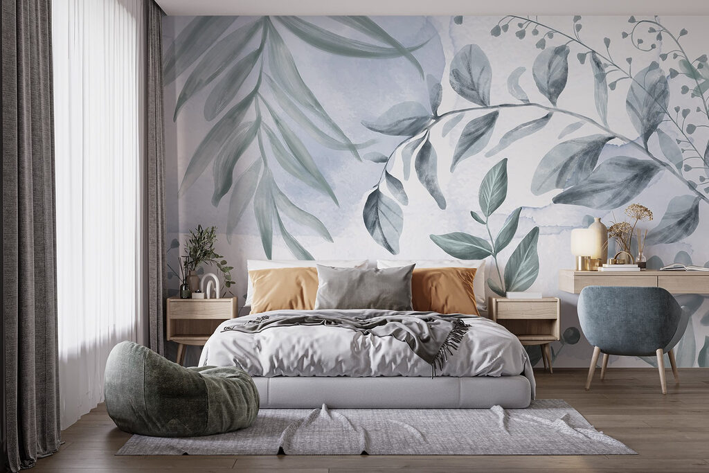 Serene foliage in soft hues