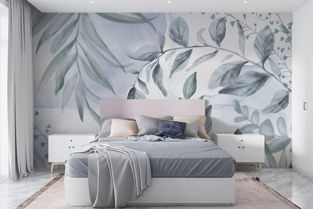 Serene foliage in soft hues