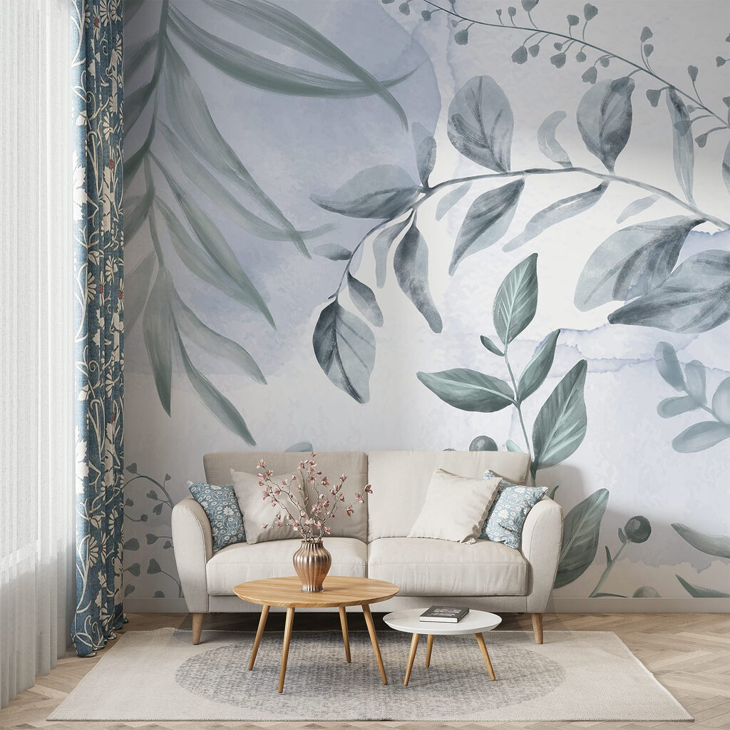 Serene foliage in soft hues
