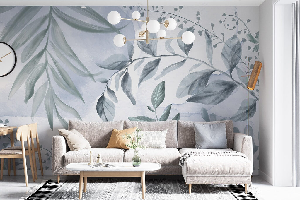 Serene foliage in soft hues