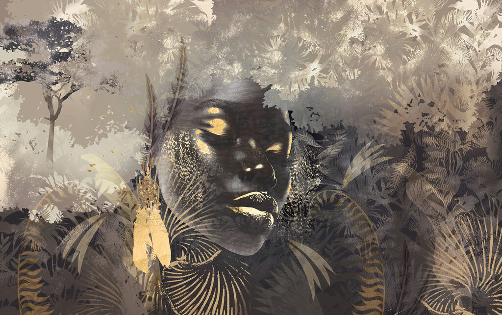 Dreamlike fusion of nature and identity