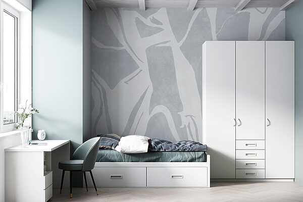 White and grey pattern