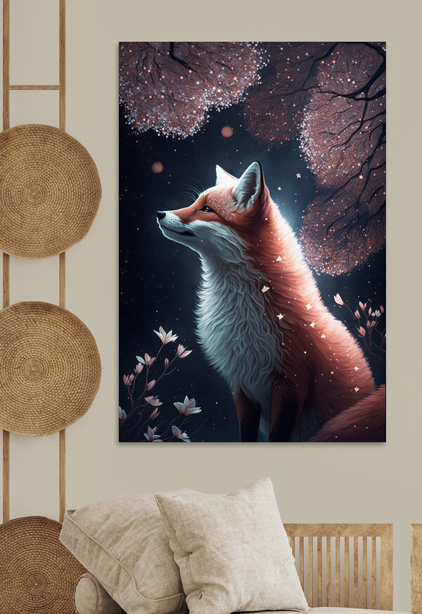 Fuchs schaut in den Himmel Fuchs schaut in den Himmel
