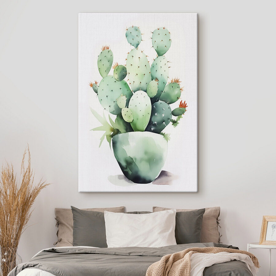 Aquarell eines Kaktus