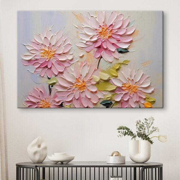 Wandbilder Malerei von Blumen auf einer weißen Fläche (Artikelnummer: s42423) Wandbilder Wandbilder Malerei von Blumen auf einer weißen Fläche (Artikelnummer: s42423)