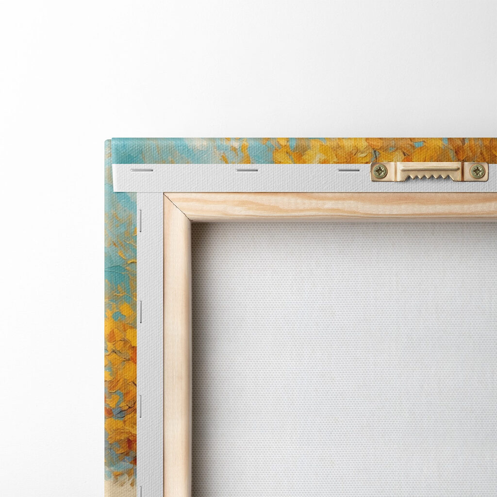 Painting of a tree with yellow leaves