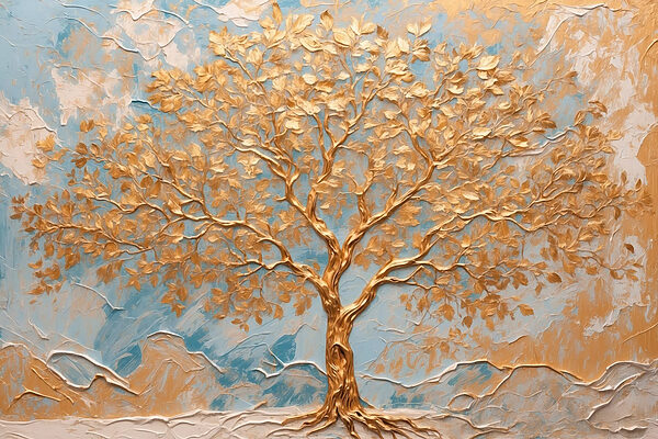 Majestätischer Baum vor ruhiger Kulisse Majestätischer Baum vor ruhiger Kulisse