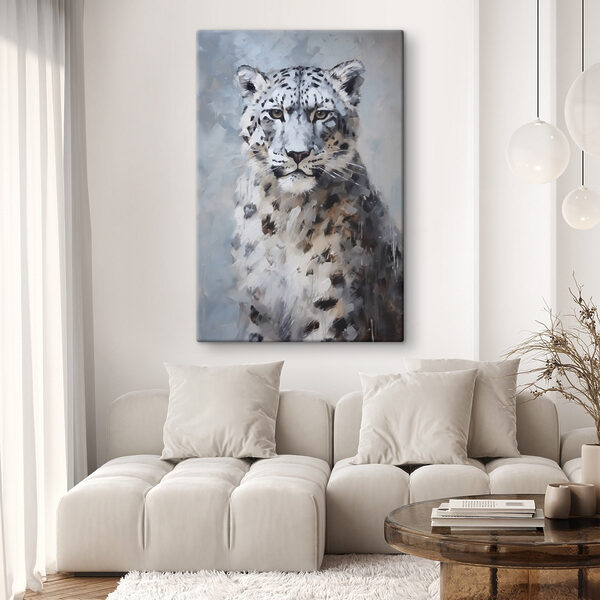 Gemälde eines Leoparden Gemälde eines Leoparden