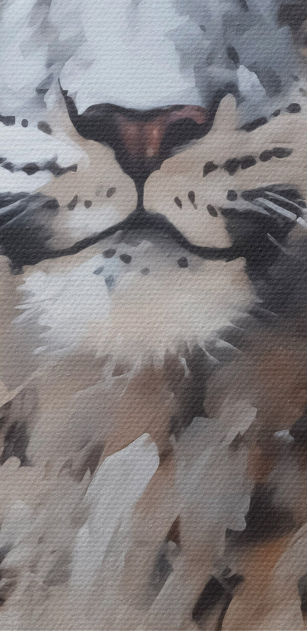 Gemälde eines Leoparden Gemälde eines Leoparden