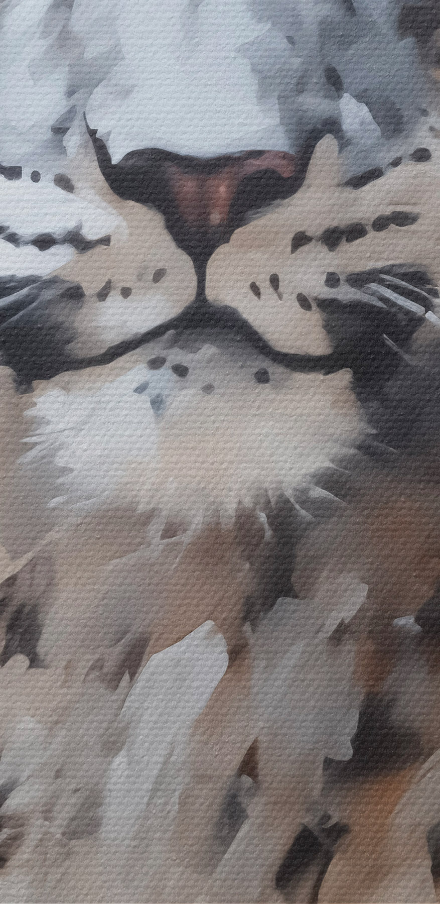 Gemälde eines Leoparden Gemälde eines Leoparden