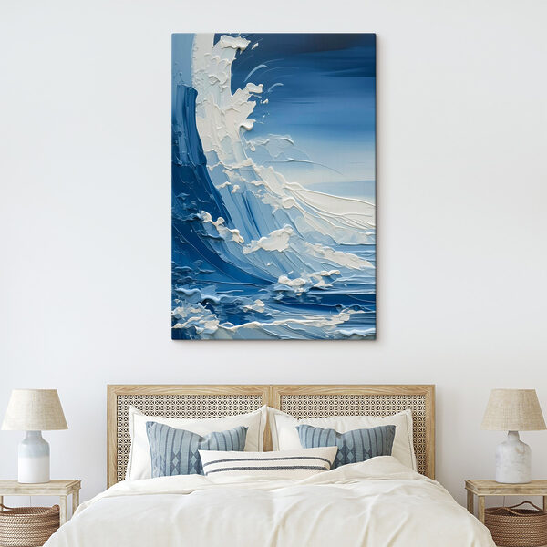 Gemälde einer Welle Gemälde einer Welle