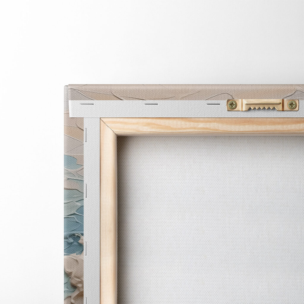 Painting of waves and clouds