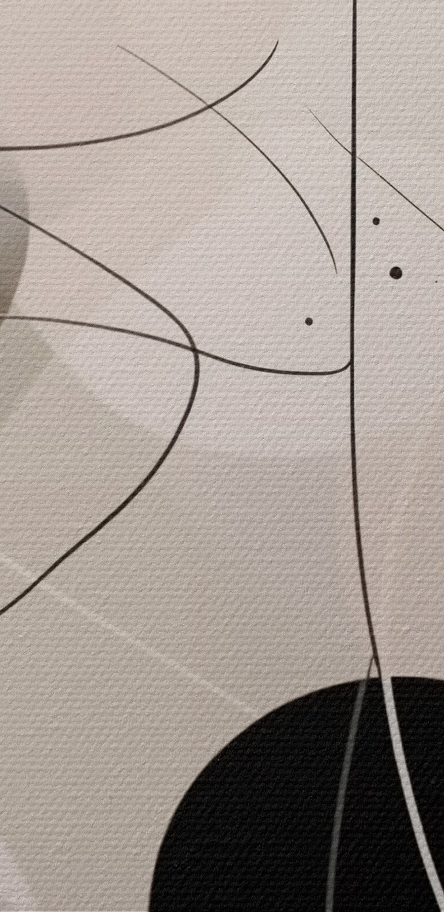 Schwarze und weiße Kreise und Linien
