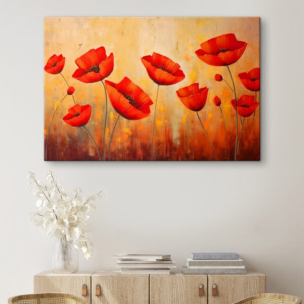Wandbilder Malerei von roten Blumen (Artikelnummer: s42483) Wandbilder Wandbilder Malerei von roten Blumen (Artikelnummer: s42483)
