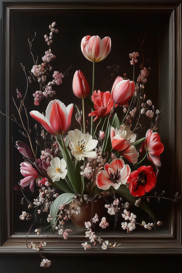 Blumenstrauß in einer Vase Blumenstrauß in einer Vase