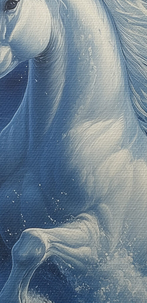 Unicorn in the water