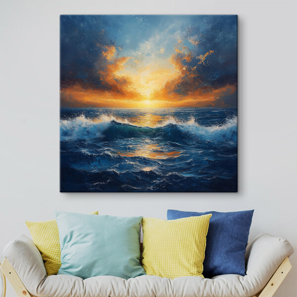 Sonnenuntergang über dem Meer Sonnenuntergang über dem Meer