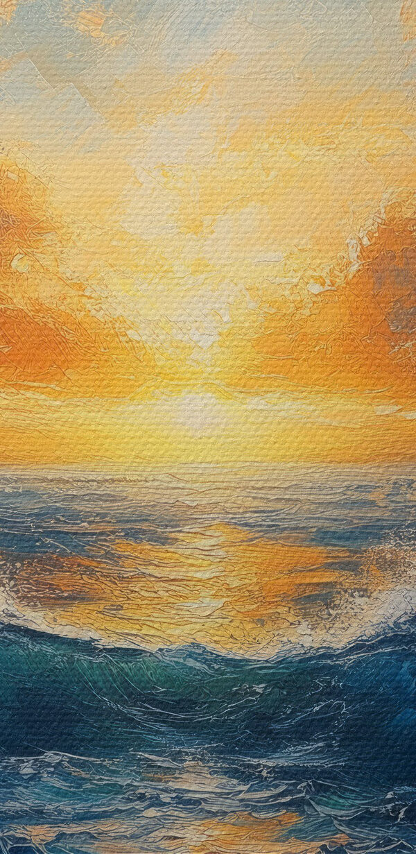 Sonnenuntergang über dem Meer Sonnenuntergang über dem Meer