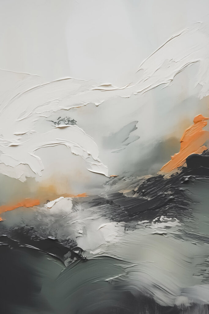 Painting of a mountain